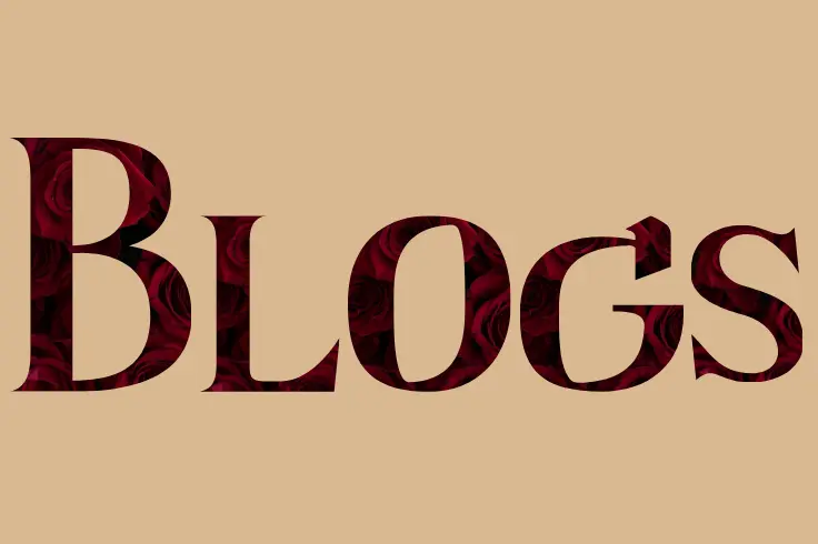 Word 'Blogs' written in capital letters for digital marketing expert in kollam